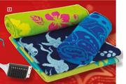 PnP Beach Towel Assorted Prints-80x160cm Per Set