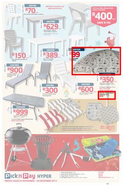 Pick n Pay Hyper: Save Big On All Your Favourites From Toys to Trees  ( 24 Nov - 29 Dec 2013), page 17