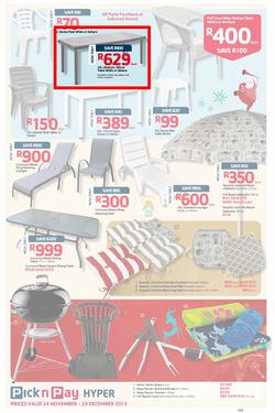 Pick n Pay Hyper: Save Big On All Your Favourites From Toys to Trees  ( 24 Nov - 29 Dec 2013), page 17