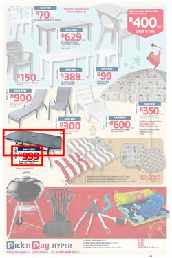 Pick n Pay Hyper: Save Big On All Your Favourites From Toys to Trees  ( 24 Nov - 29 Dec 2013), page 17