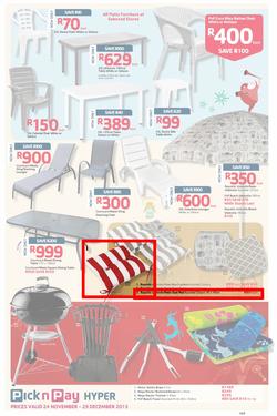Pick n Pay Hyper: Save Big On All Your Favourites From Toys to Trees  ( 24 Nov - 29 Dec 2013), page 17