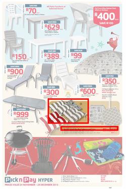 Pick n Pay Hyper: Save Big On All Your Favourites From Toys to Trees  ( 24 Nov - 29 Dec 2013), page 17
