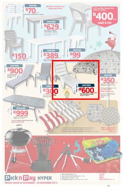 Pick n Pay Hyper: Save Big On All Your Favourites From Toys to Trees  ( 24 Nov - 29 Dec 2013), page 17