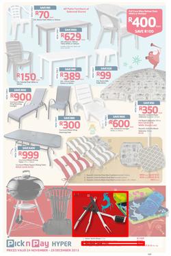 Pick n Pay Hyper: Save Big On All Your Favourites From Toys to Trees  ( 24 Nov - 29 Dec 2013), page 17