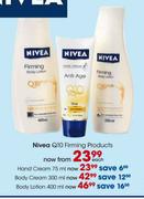Nivea Q10 Firming Hand Cream-75Ml
