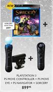 Playstation 3 PS Move Controller+PS Move Eye+PS Navigator+Sorcery