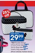 Flirt Poddle Design Vanity Bag