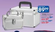 Clicks Aluminium Cosmetic Large Case