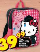 37cm Hello Kitty Medium Backpacks
