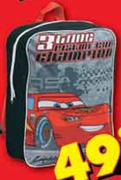 38cm Cars Large Backpacks
