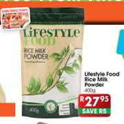 Lifestyle Food Rice Milk Powder-400g