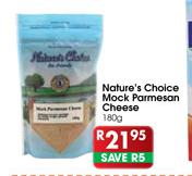 Nature's Choice Mock Parmesan Cheese-180g