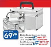 Clicks Home Cosmetics Cases Solid Medium