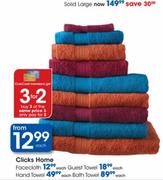 Clicks Home Hand Towel-Each