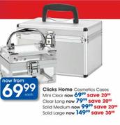 Clicks Home Cosmetics Cases Clear Long