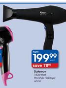 Safeway 1800 Watt Pro Style Hairdryer(HD759)-Each