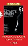  The Ultimate Bourne Collection 1-3-3 Disc Set