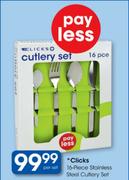 Clicks Stainless Steel Cutlery Set-16 Piece
