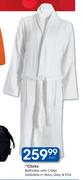 Clicks Bathrobe With Collar-Each