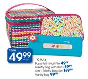 Clicks Purse With Nail File-Each
