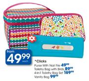 Clicks Vanity Bag Set-Each