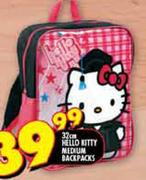 Hello Kitty Medium Backpacks-32cm