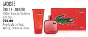 Lacoste Eau De Lacoste Eau De Toilette Gift Set-100ml