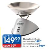 Clicks Digital Scale With Bowl Each