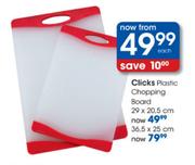 Clicks Plastic Chopping Board-29x20.5cm