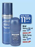 Brut Body Spray-120ml Each