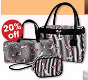 Clicks Fab Shoe Print Toiletry Bag