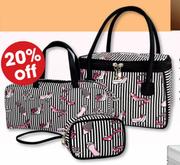 Clicks Fab Shoe Print Vanity Bag