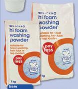 Clicks Washing Powder Hi Foam-1kg Each