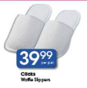 Clicks Waffle Slippers-Per Pair