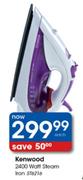 Kenwood 2400 Watt Steam Iron (ST6216) - Each