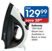 Safeway 1200 Watt Steam Iron (SS1063) - Each
