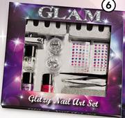 Glam Glitzy Nail Art Set