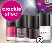 Glam 4 pack Crackle Nail Set