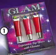 Glam Supernova Lipgloss with Charms Trio