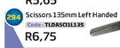Scissors 135mm Right Handed (TLDASCI1L135) 