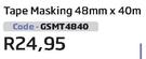 Tape Masking-48mm x 40m (GSMT4840)