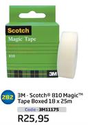 3M-Scotch 810 Magic Tape Boxed-18x 25m (3M11175)
