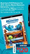 Disney Movie Monsters University