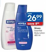 Nivea Essential Body Lotion-400ml Each