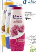 Johnson's African Nurture Body Lotion-400ml Each