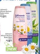 Johnson's African Nurture Body Wash-400ml Each 