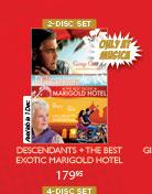 Descendants+ The Best Exotic Marigold Hotel-2-Disc Set