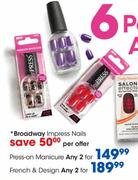 Broadway Impress Nails Press-On Manicure-2's