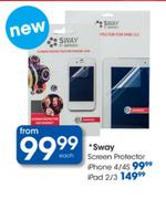 Sway Screen Protector iPhone 4/4s-Each