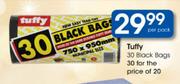 Tuffy 30 Black Bags